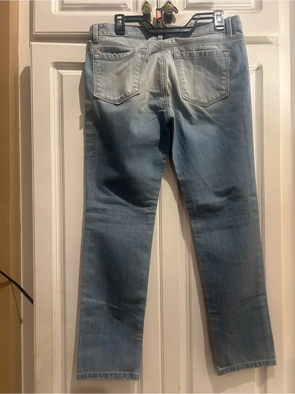 LOFT Light Wash  Straight-Leg Jeans - Blue